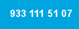 933 111 51 07 933 111 51 07